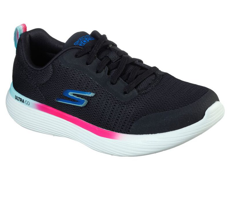 Skechers Gorun 400 V.2 - Light Impact - Womens Running Shoes Black/Blue [AU-YS7598]